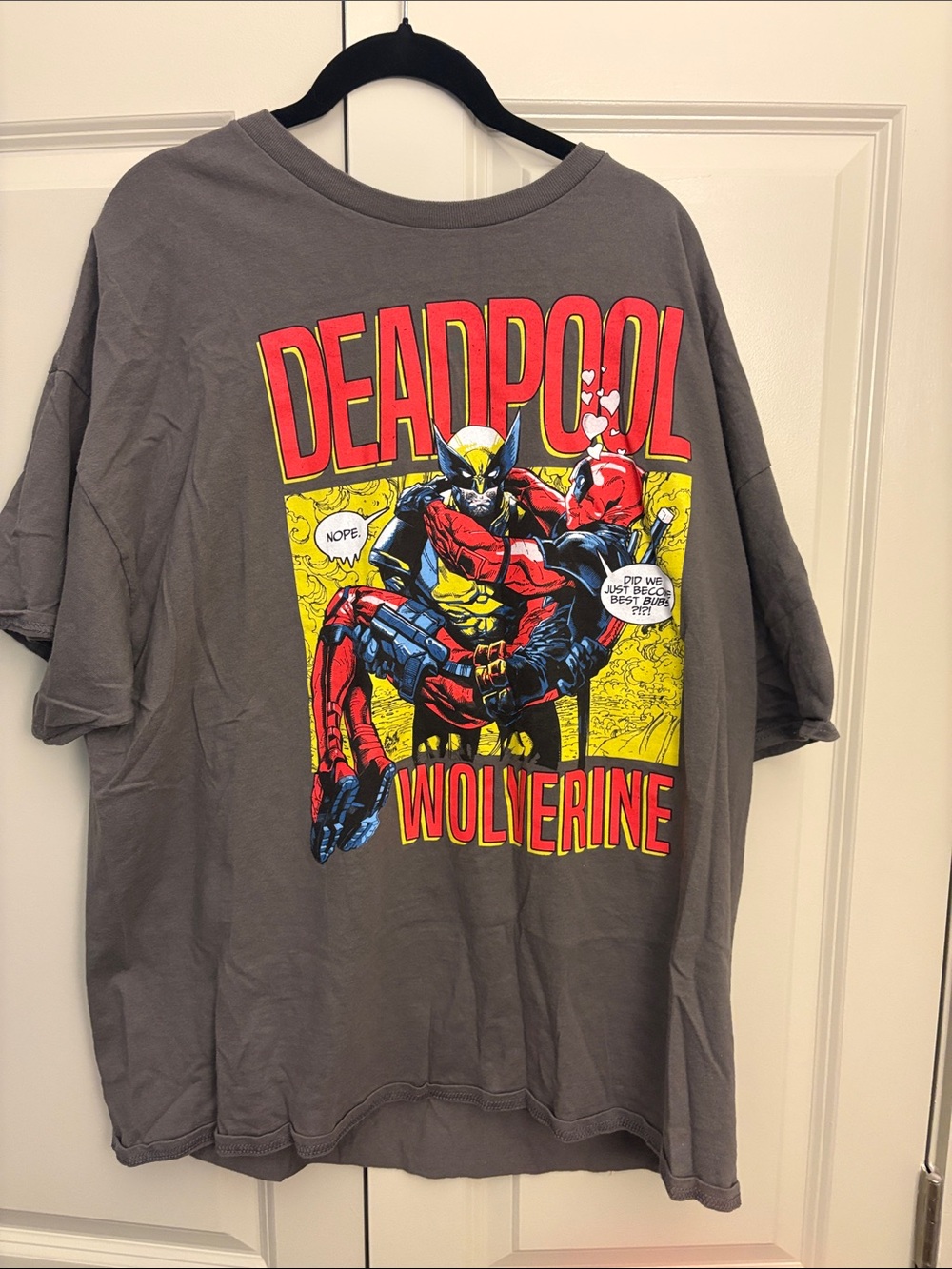 Deadpool & Wolverine Graphic Tee - Gray